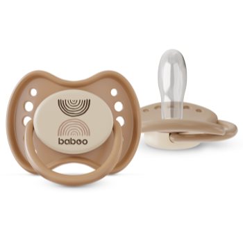 Baboo Soothers Silicone Symmetrical with Case suzetă - imagine 2
